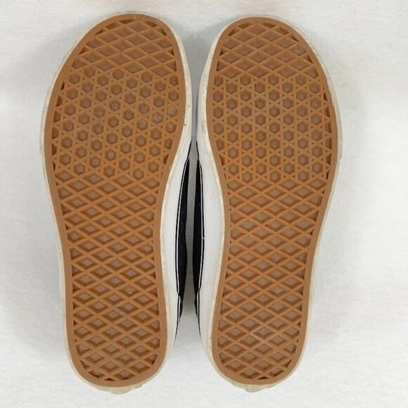 Vans Off The Wall Sneakers Black White High Top Old School Skate Shoes 7.5 - Picture 6 of 7